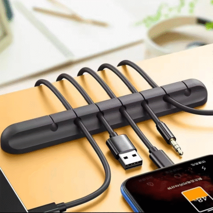 7 Slot Cord Desk Holder