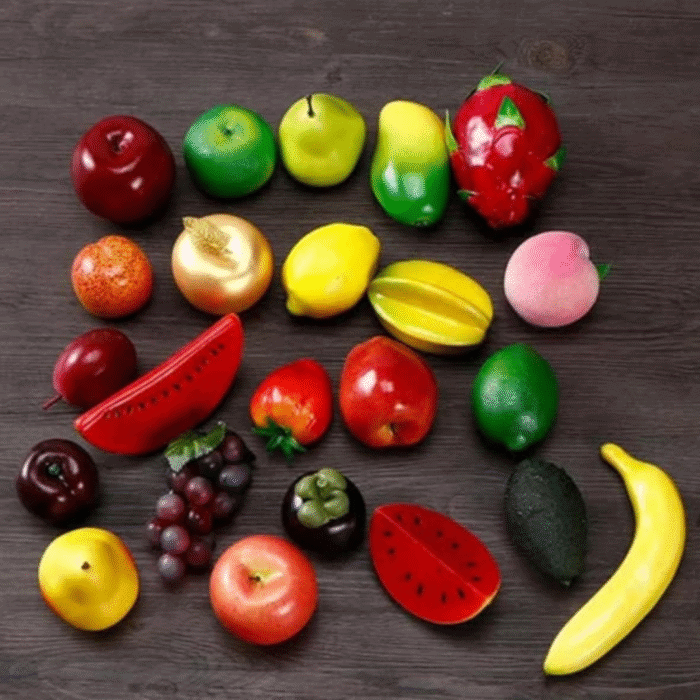 13Pcs Decorative Artificial Fruits