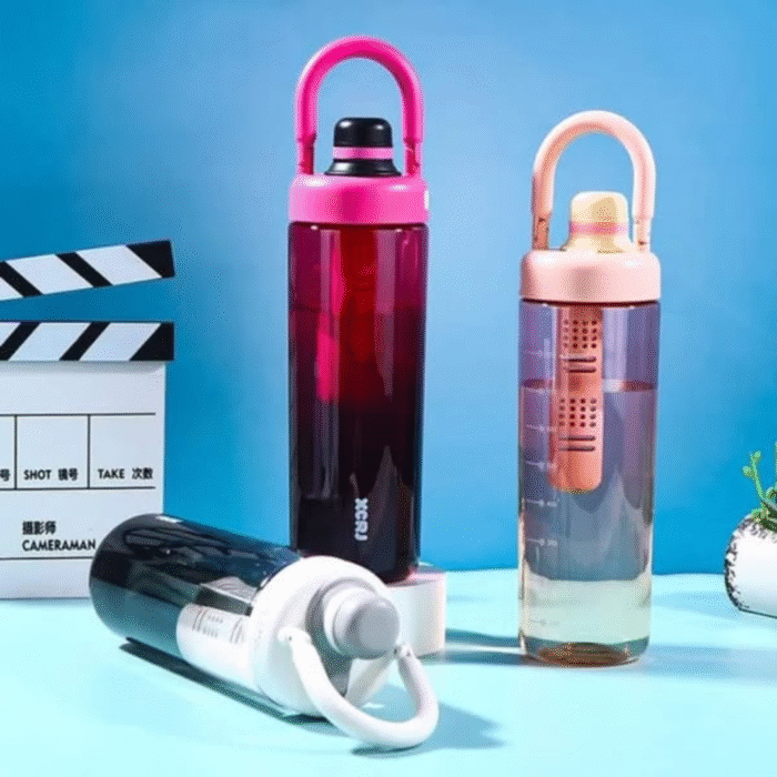 Outdoor Sports Portable 1L Water Bottle with Strainer