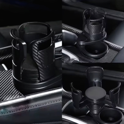 Expandable Dual Slot Car Cup Holder
