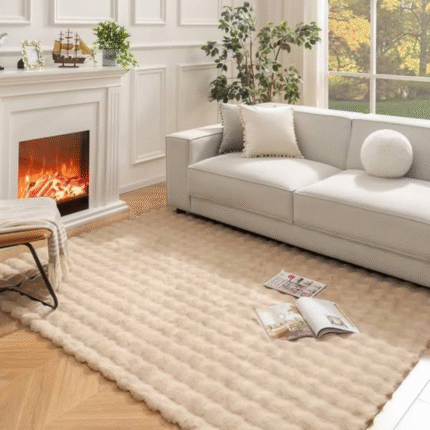 5x8 Fur Carpet Plush Rug