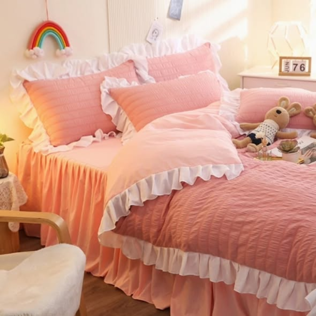 6×7 Laced Duvet Set