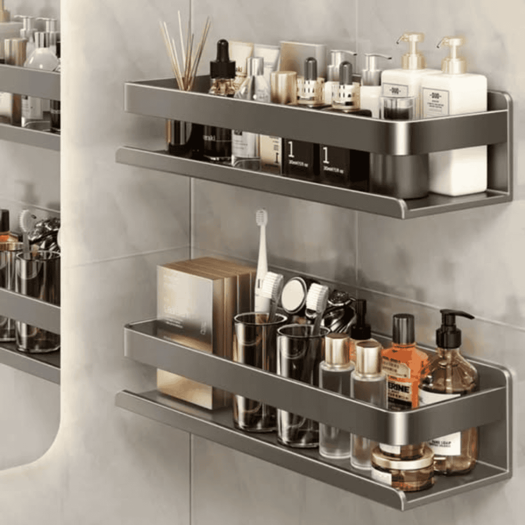Wall Mounted Bathroom Storage Rack