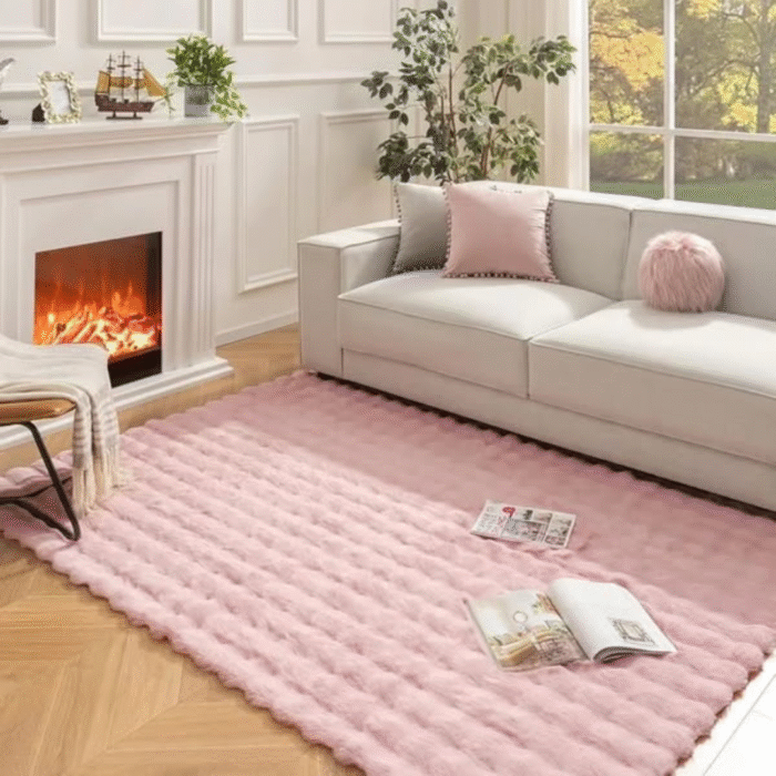 5x8 Fur Carpet Plush Rug