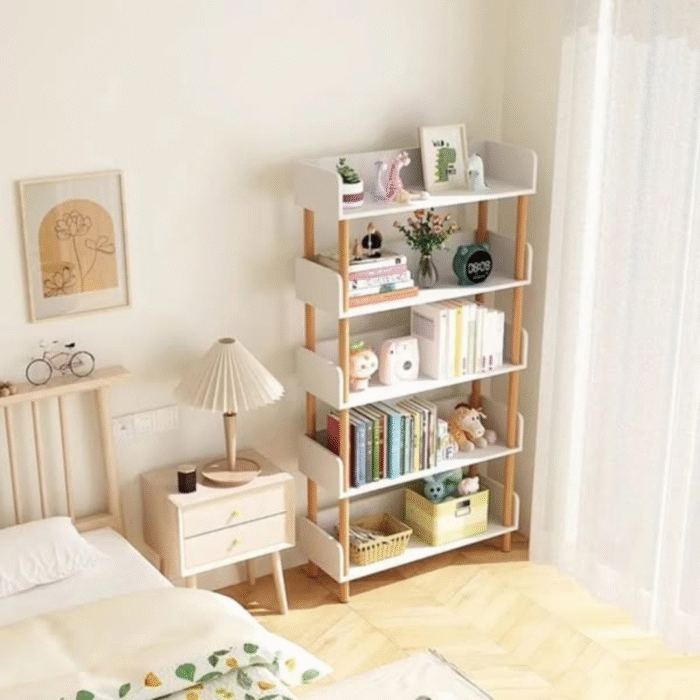 Multi-Purpose Bamboo Bookshelf