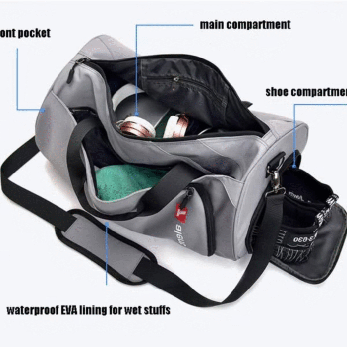 Duffle Bag with Shoe Compartment
