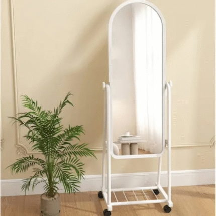 Metal Framed Decorative Dressing Standing Mirror