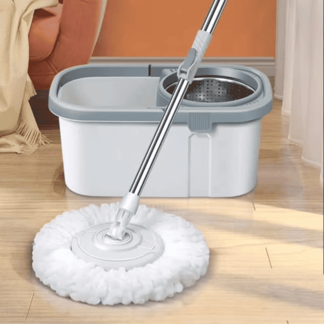 Bucket Washer Spin Cleaning Mop