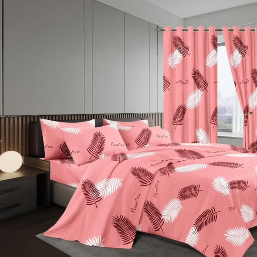 Woolen Duvet with Matching Curtains