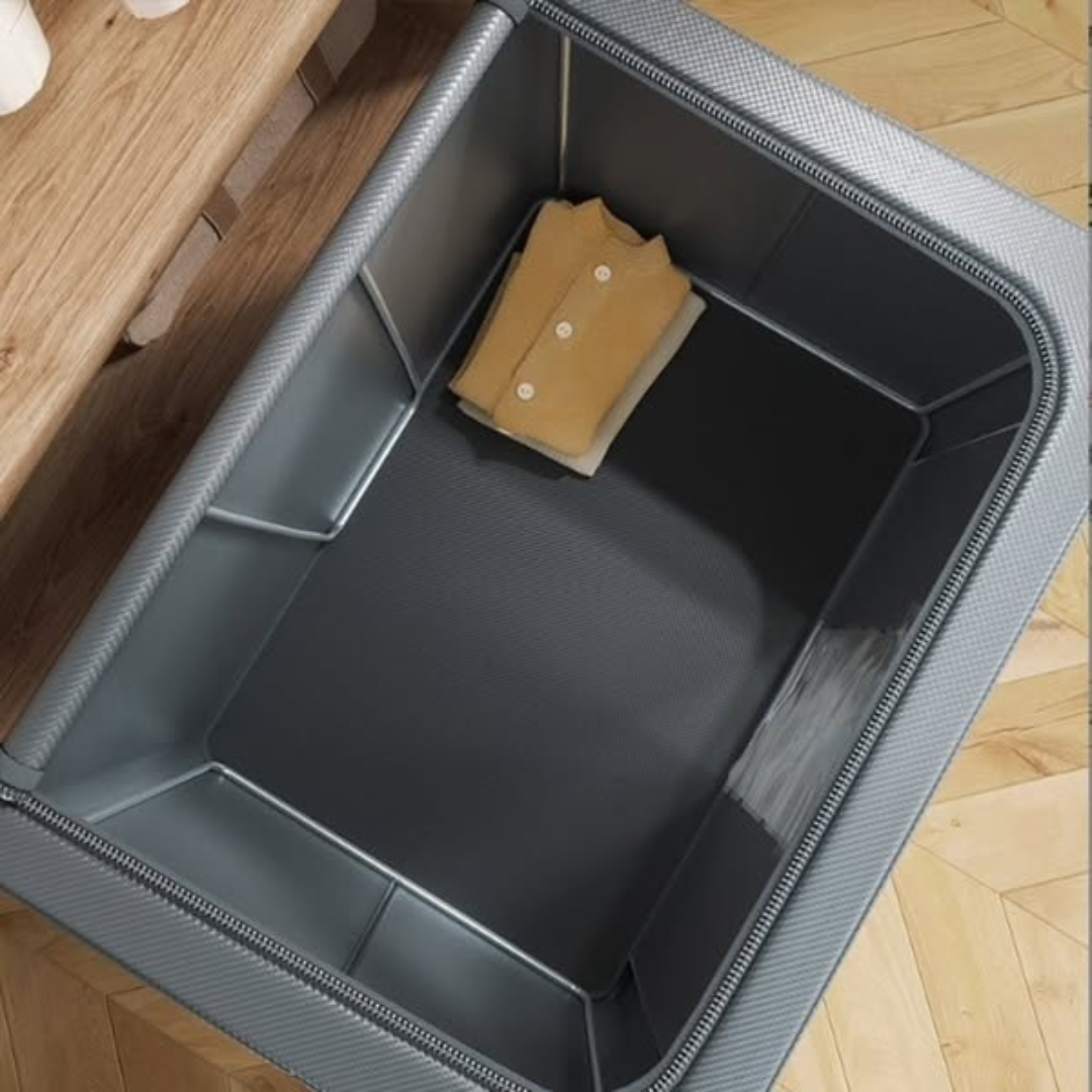 Storage Boxes with Metallic Frame