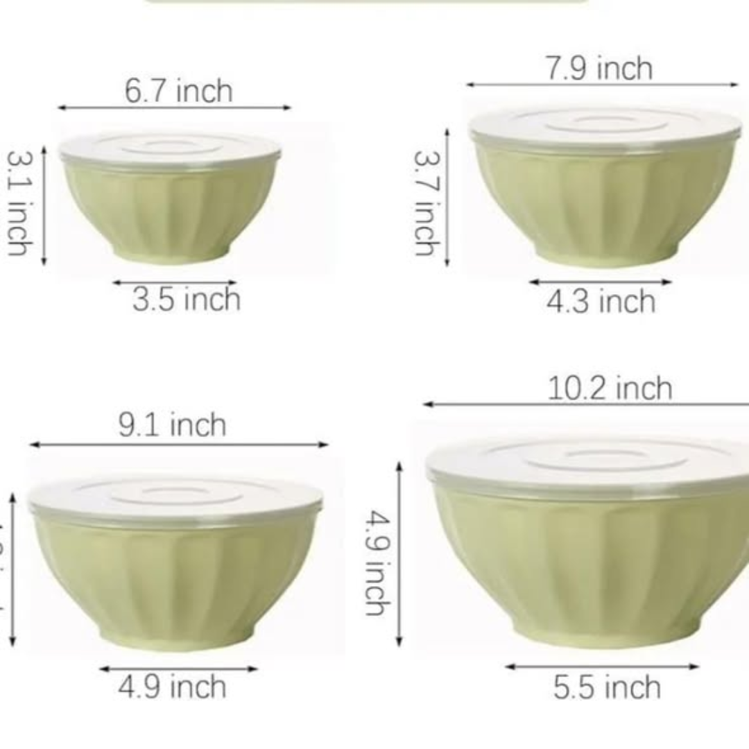 4 in 1 Salad/Storage Bowls Set