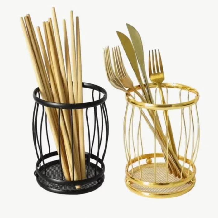 Metal Cutlery Holder Organizer
