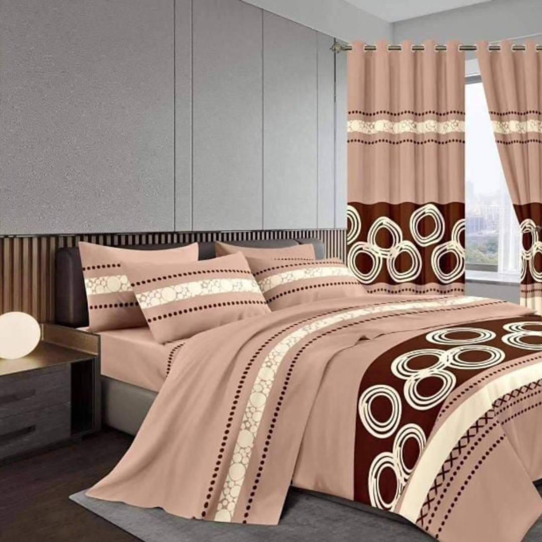 Woolen Duvet with Matching Curtains