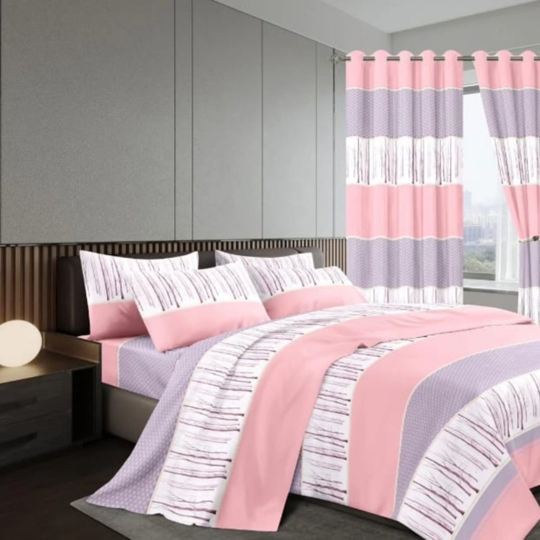 Woolen Duvet with Matching Curtains