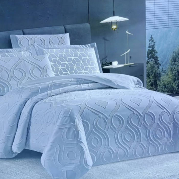 6x6 Tufted Duvet Cover Set