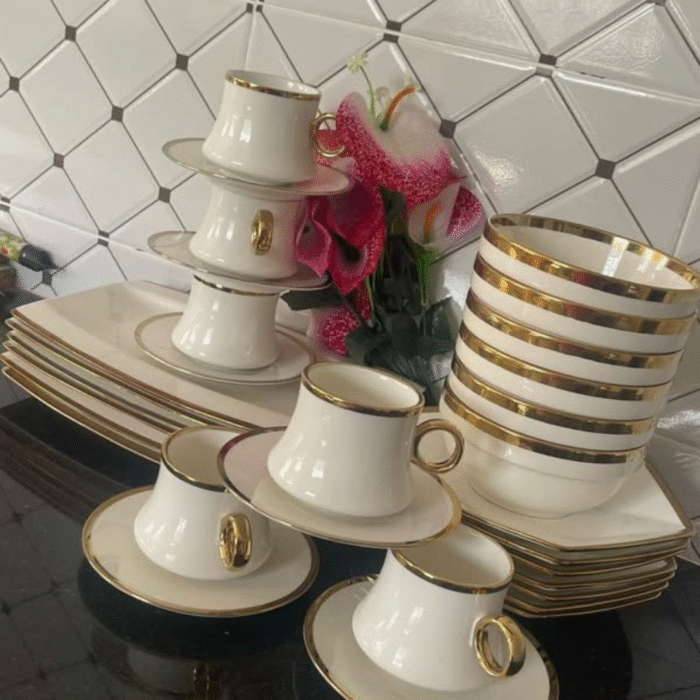 30 Pcs Gold Dinner Set