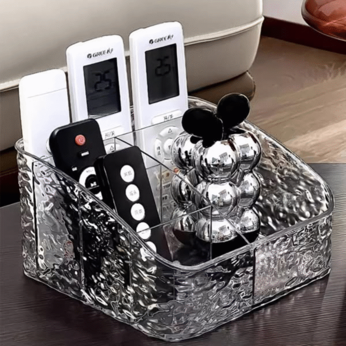 5 Grid Remote/Cosmetic Organizer