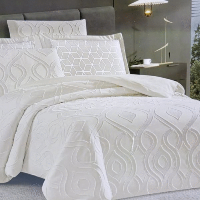 6x6 Tufted Duvet Cover Set