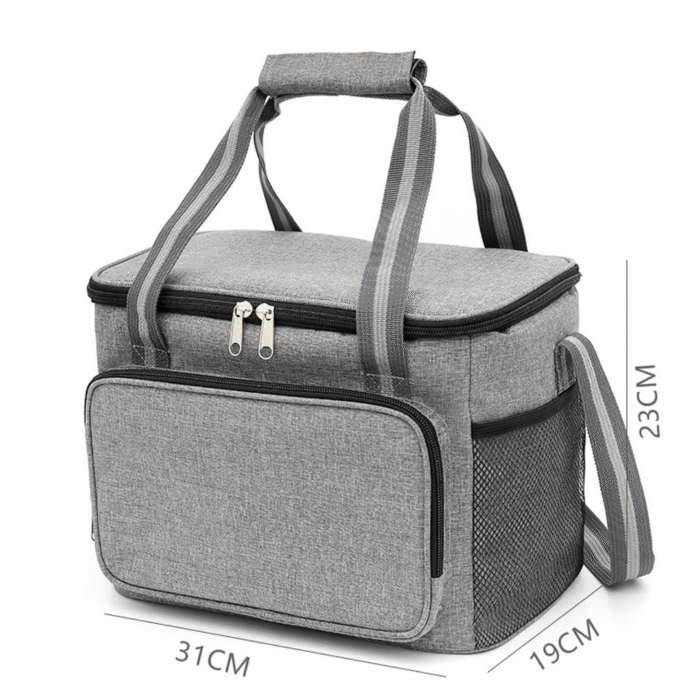 15L Portable Insulated Thermal Cooler Lunch Bag