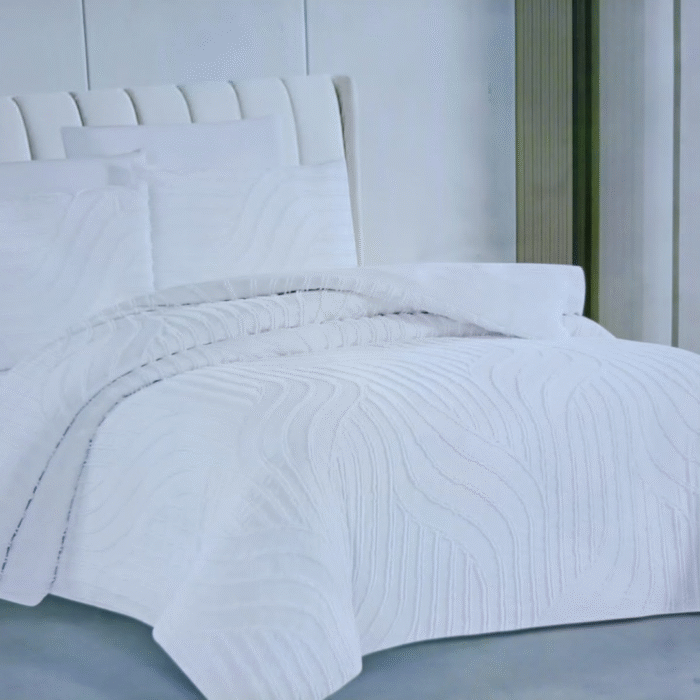6x6 Tufted Duvet Cover Set