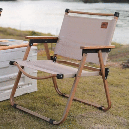 Foldable Camping Chair with Armrest