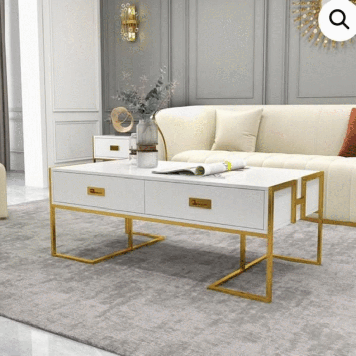 Tempered Glass Top Coffee Table