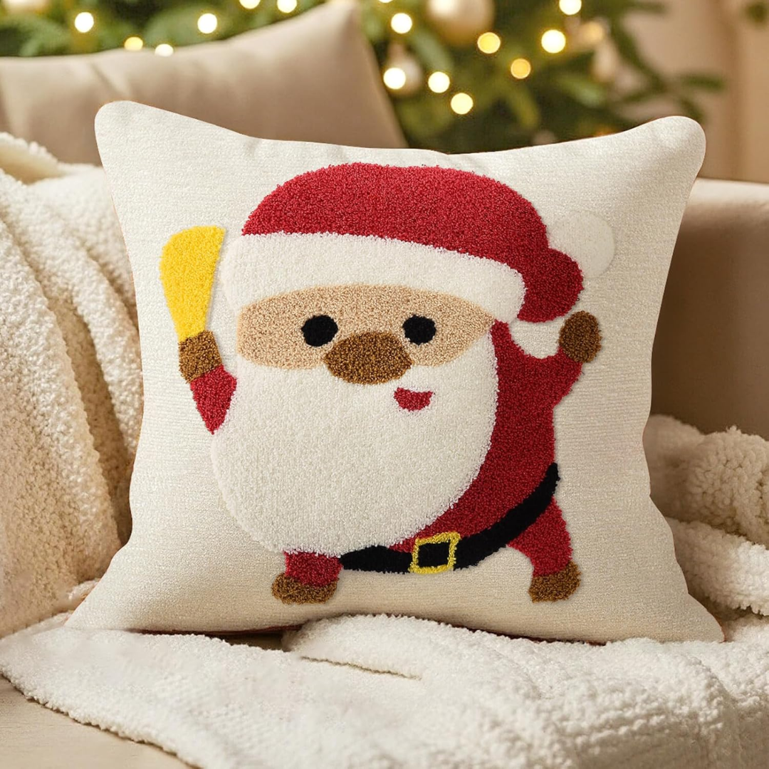 Santa Claus Christmas Throw Pillow Covers