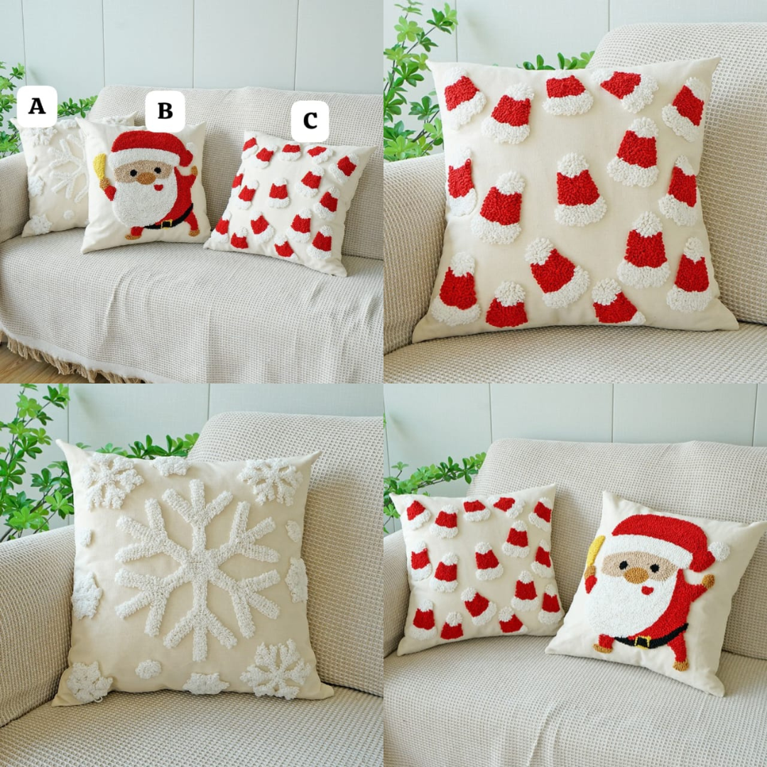 Santa Claus Christmas Throw Pillow Covers