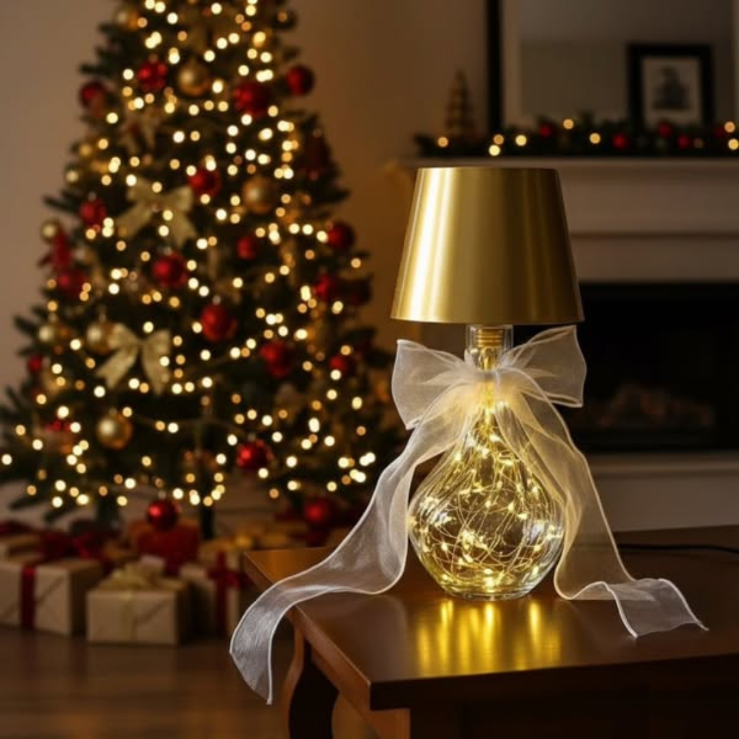 Wireless LED Lamp with Bottle Holder