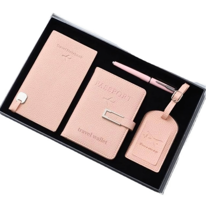 4pcs Exquisite Travel Set Accessories with Gift Box