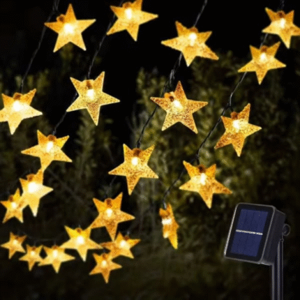 Solar Powered Outdoor Star Lights