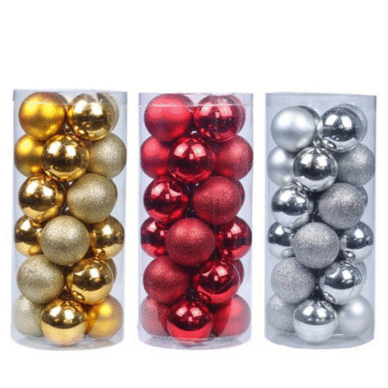 24pcs Christmas Decor Balls