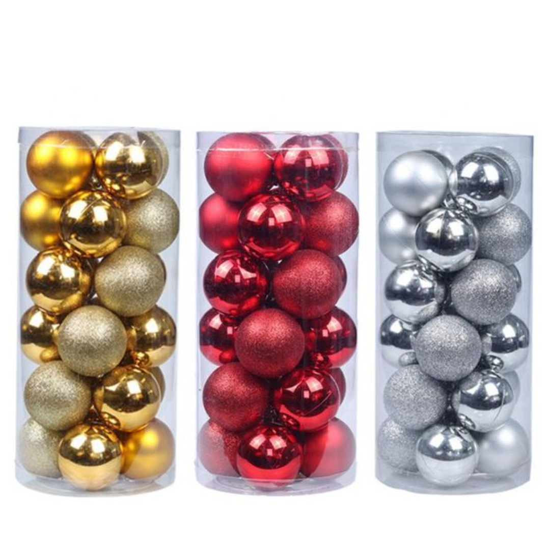 24pcs Christmas Decor Balls