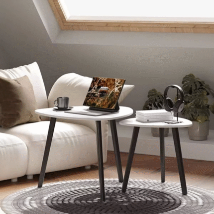 2Pcs Set Coffee Table