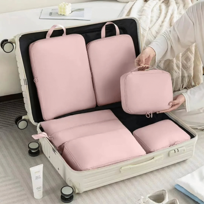 6pcs Set Compressible Luggage Travel Bags