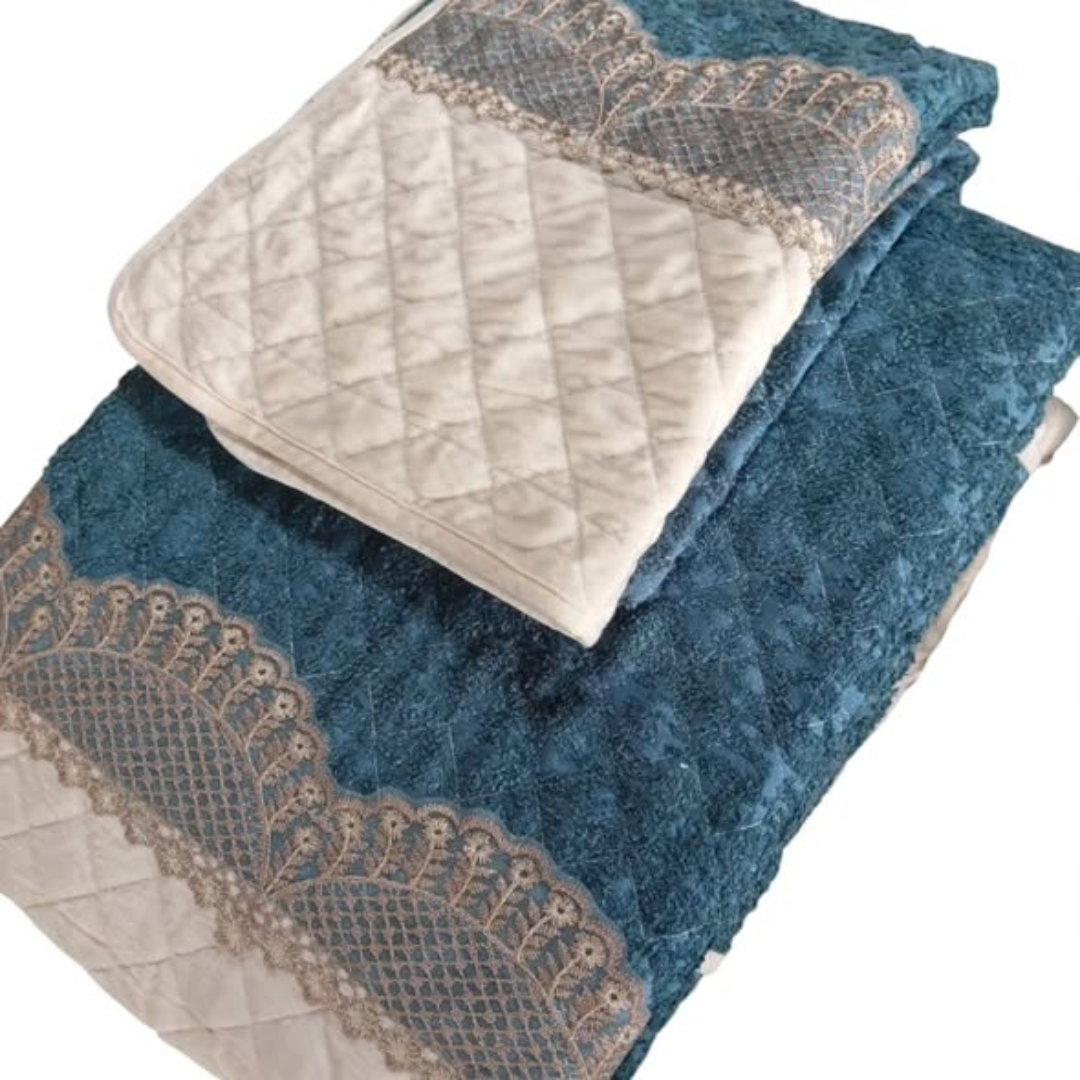 Heavy Laced Velvet Bedcovers