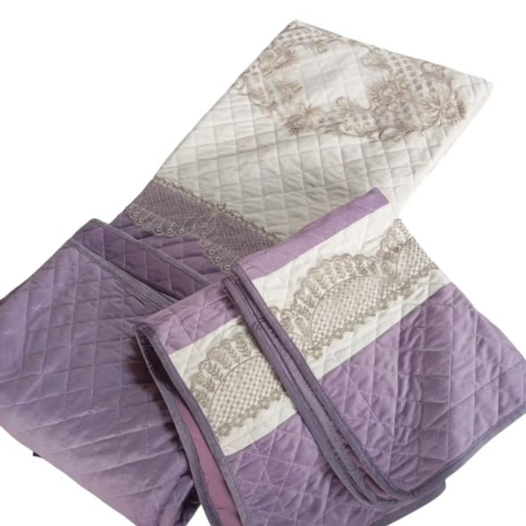 Heavy Laced Velvet Bedcovers