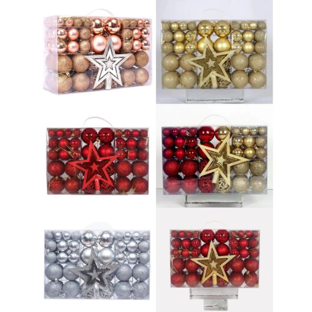 101pcs Christmas Tree Decor Balls