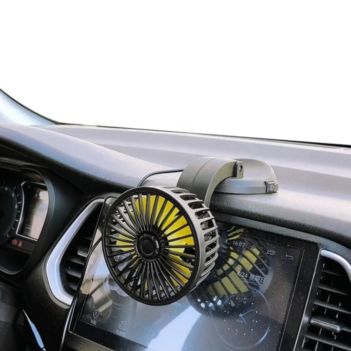 Universal Mini Auto Cooling Rotatable Car Fan
