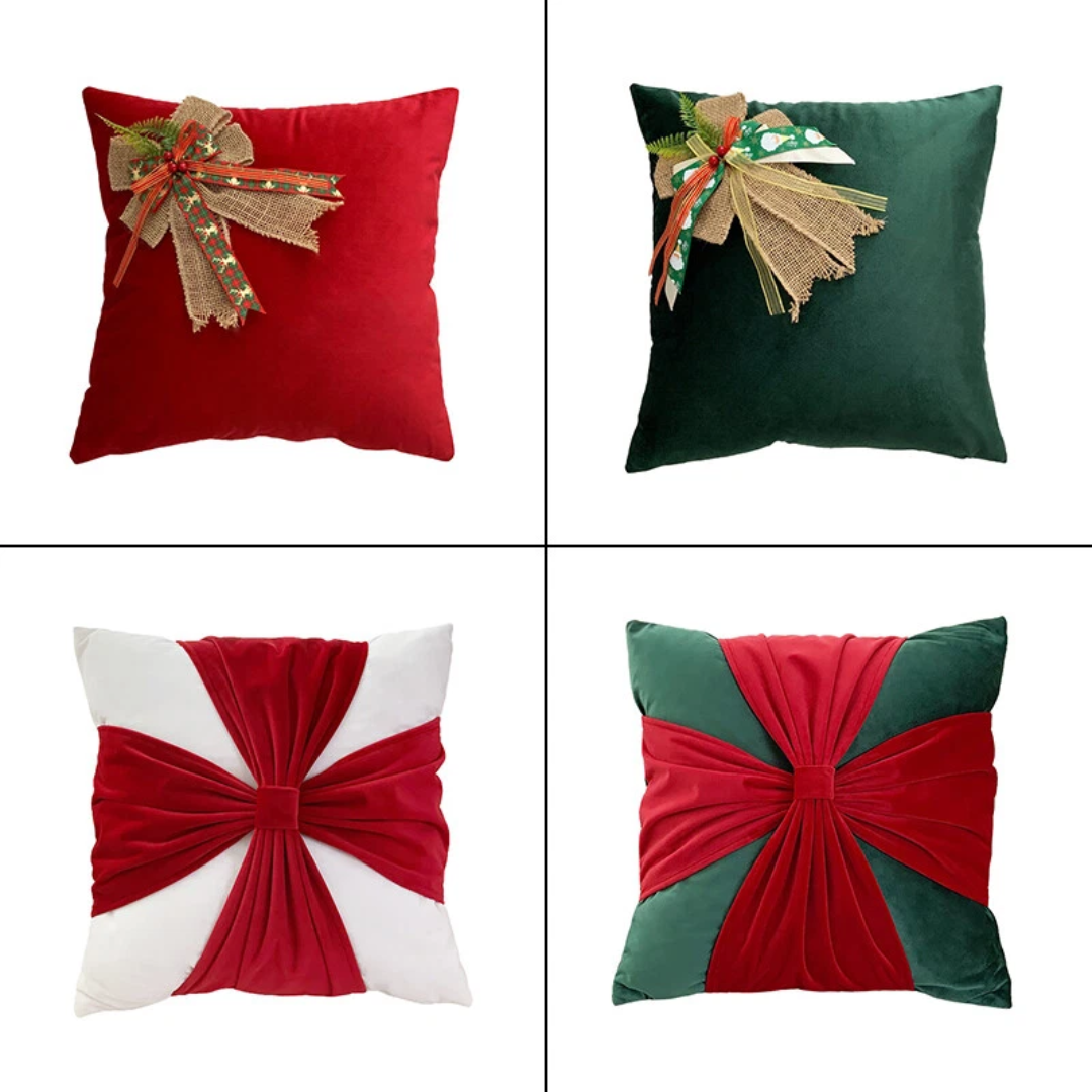 Velvet Christmas Throw Pillow Covers