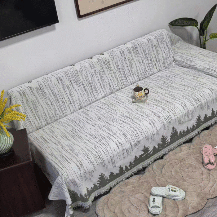 7-Seater Reversible Chenille Cotton Sofa Covers