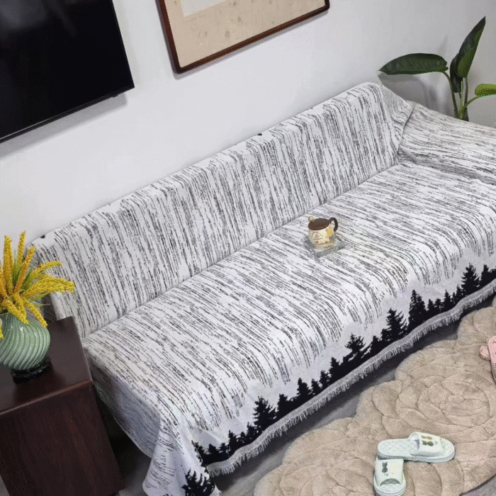 7-Seater Reversible Chenille Cotton Sofa Covers