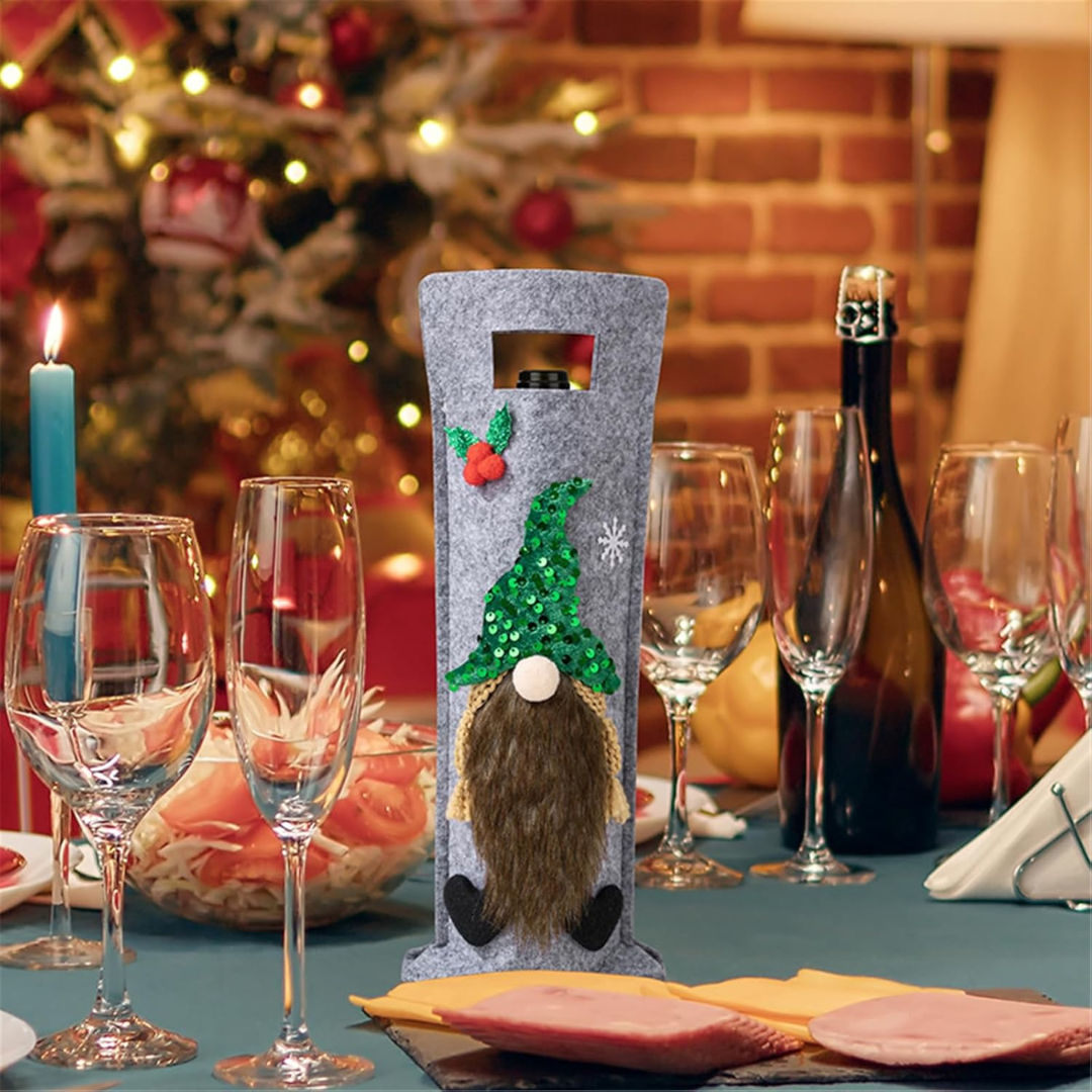 Faceless Wine Bottle Bag