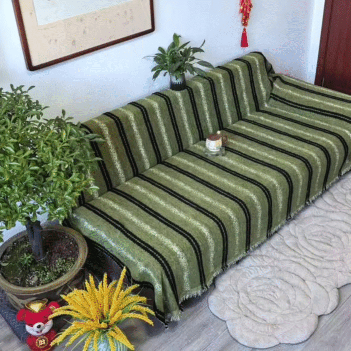 7-Seater Reversible Chenille Cotton Sofa Covers