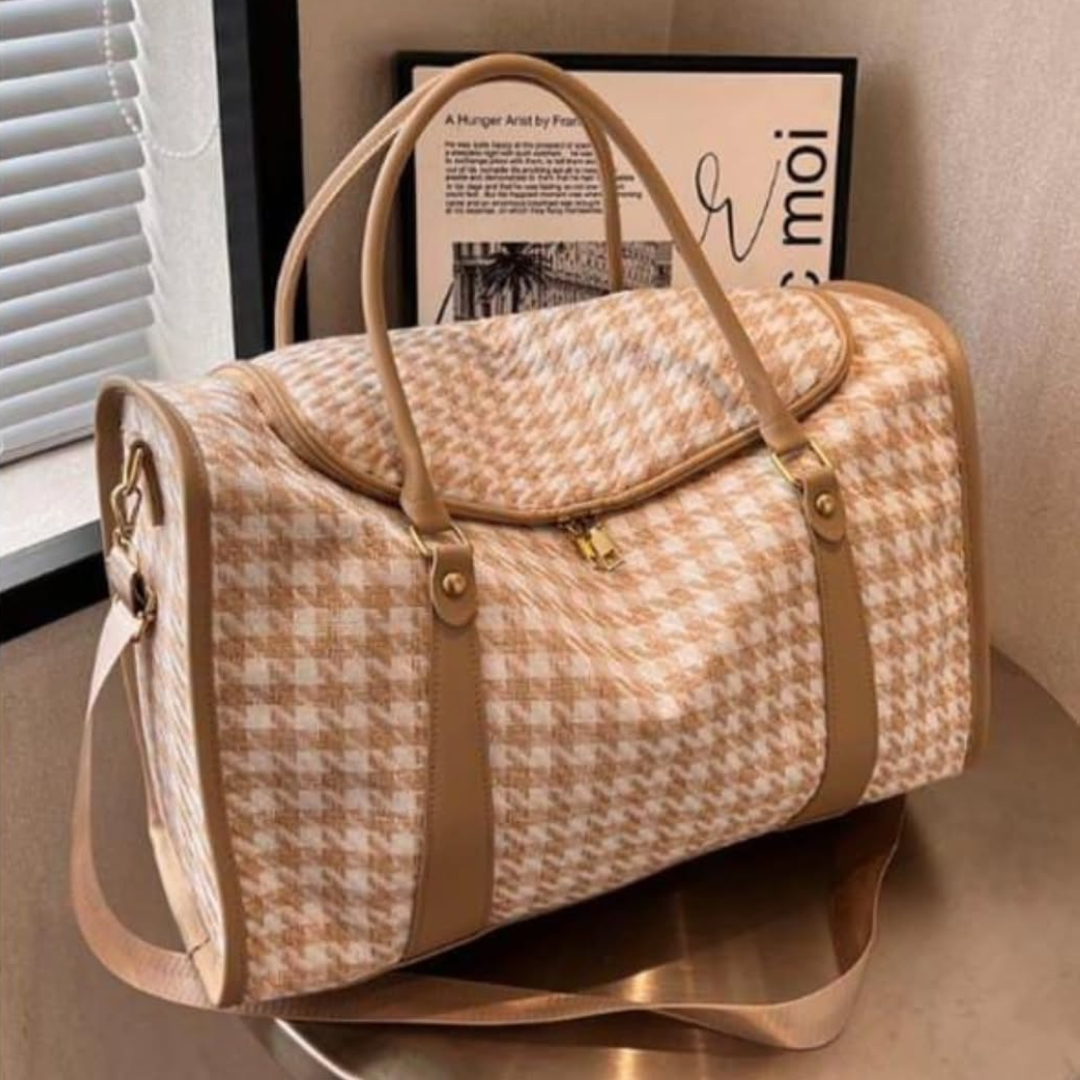 Vintage Travel / Gym Duffel Bag