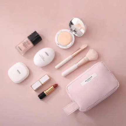 Small Travel Makeup Cosmetic Pouch Waterproof Bag for Women