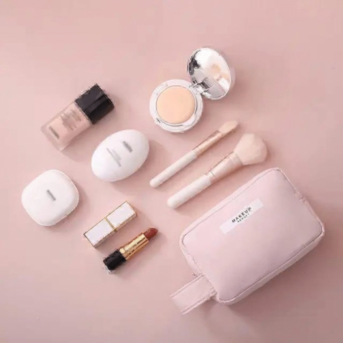 Small Travel Makeup Cosmetic Pouch Waterproof Bag for Women