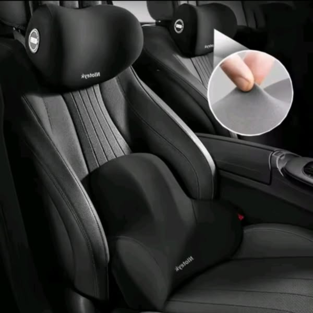 Set of 2 Memory Foam Lumbar Head Support