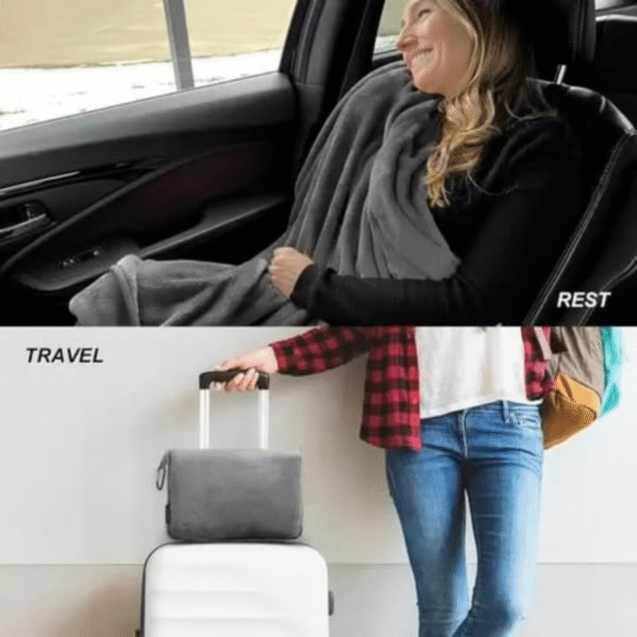 Multipurpose 2 in 1 Travelling Blanket