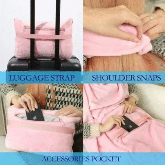 Multipurpose 2 in 1 Travelling Blanket